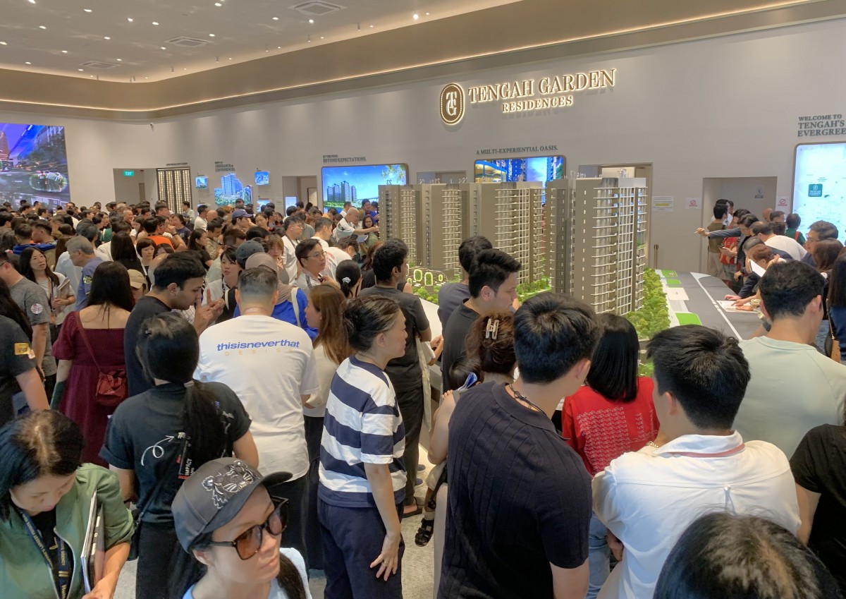 863-unit Tengah Garden Residences sells 99% of units at $2,120 psf average on launch weekend